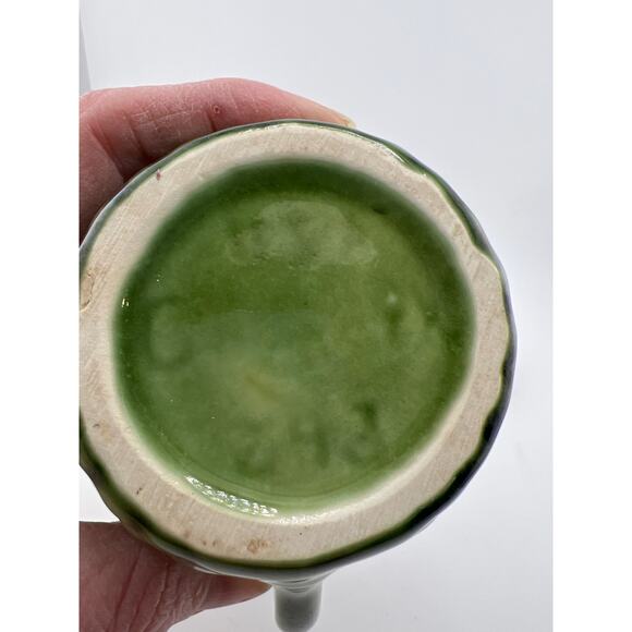 Green Sugar Bowl Vintage‎ Cute Abstract Fairy - Picture 6 of 9